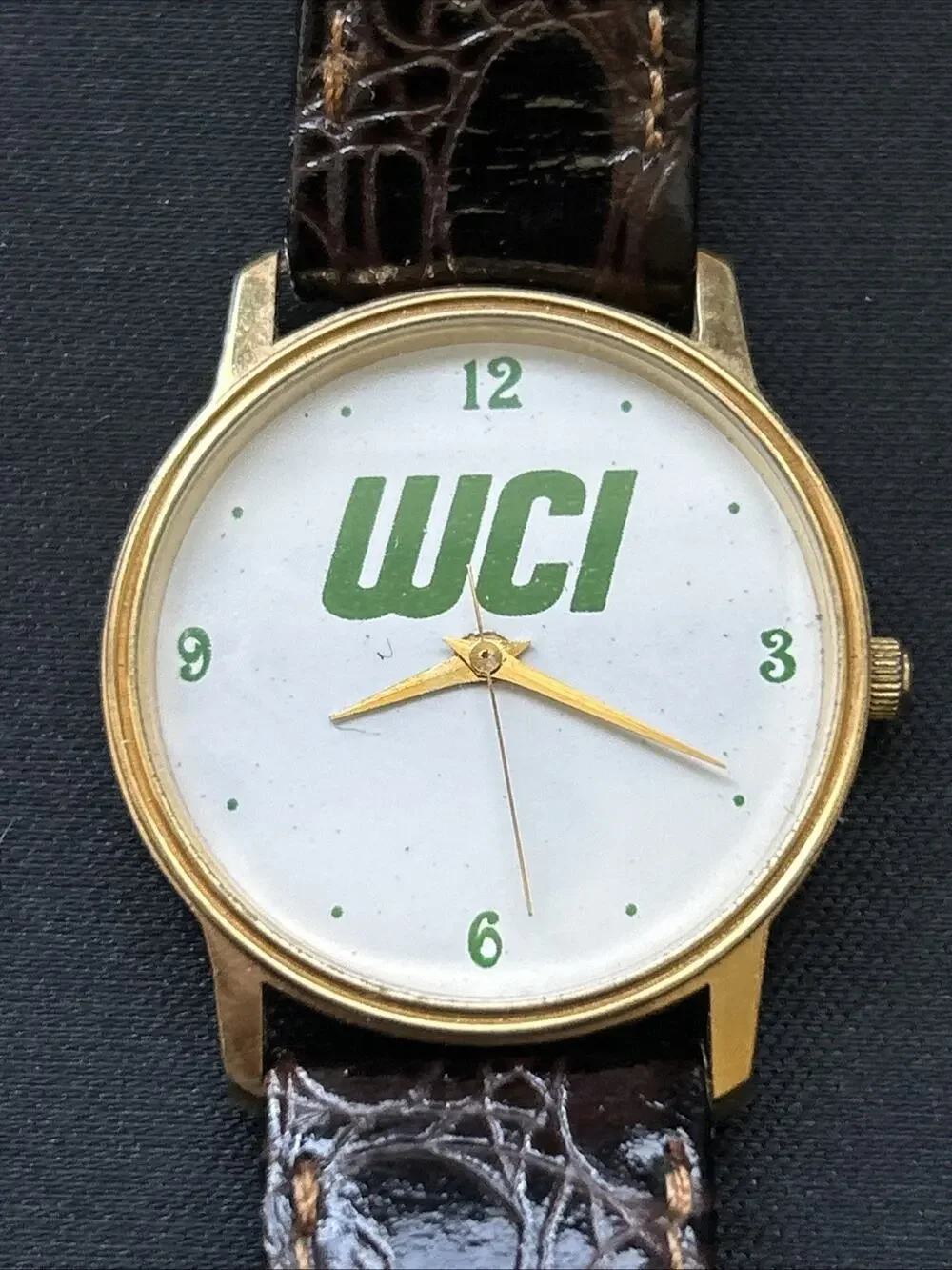 WCI Gold Tone White Dial Women’s Quartz Watch